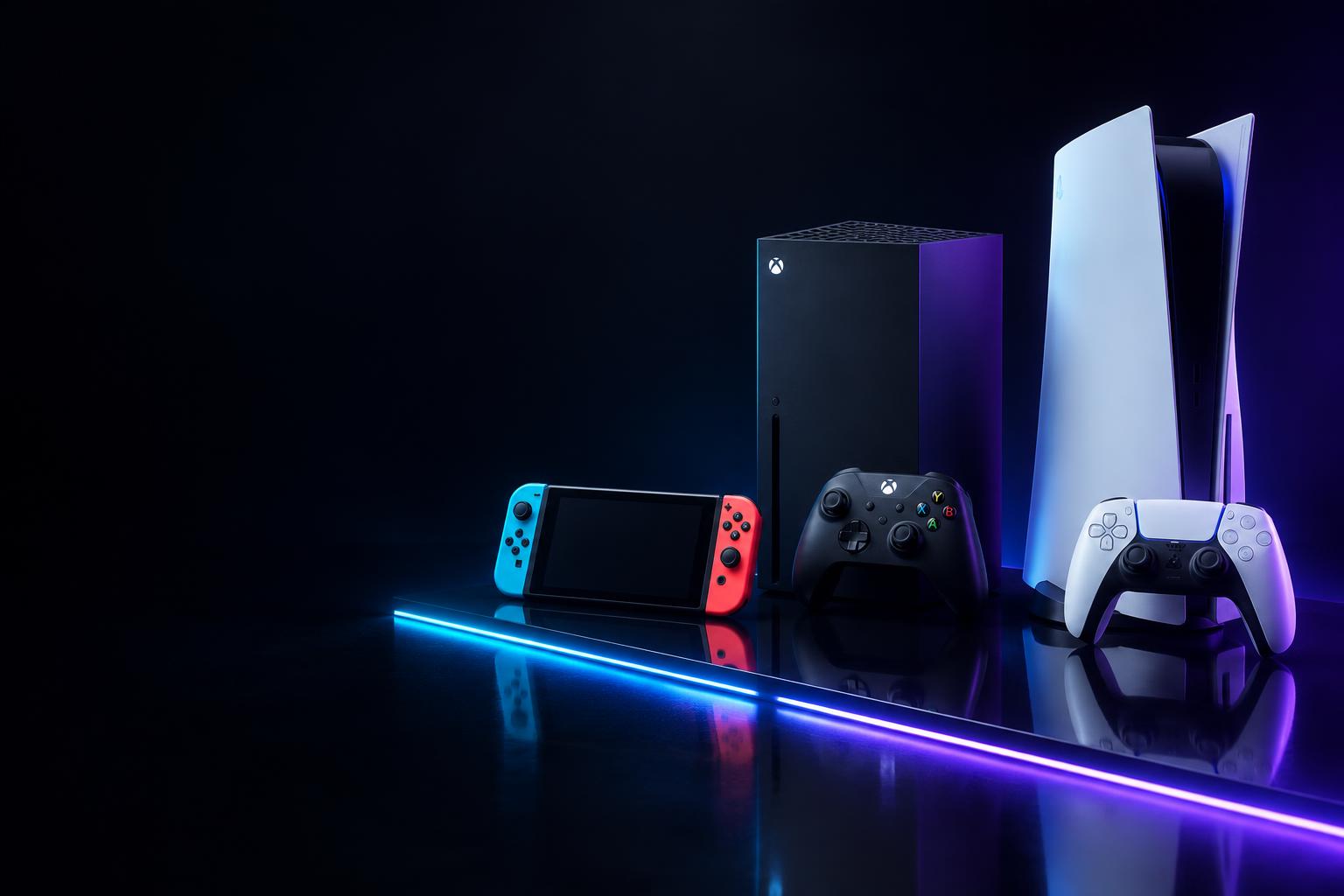 Consoles PlayStation, Xbox et Nintendo Switch